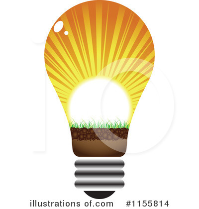 Royalty-Free (RF) Lightbulb Clipart Illustration by Andrei Marincas - Stock Sample #1155814