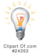Lightbulb Clipart #24393 by Eugene
