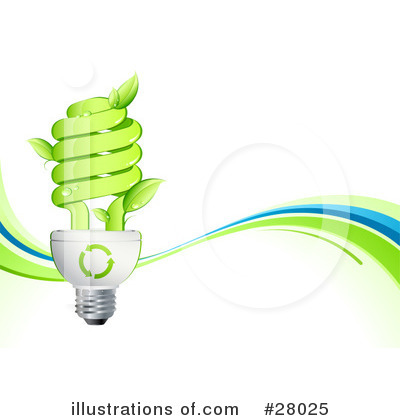 Royalty-Free (RF) Lightbulb Clipart Illustration by beboy - Stock Sample #28025