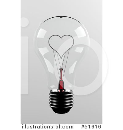 Royalty-Free (RF) Lightbulb Clipart Illustration by stockillustrations - Stock Sample #51616