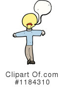 Lightbulb Man Clipart #1184310 by lineartestpilot