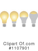 Lightbulbs Clipart #1107901 by Andrei Marincas