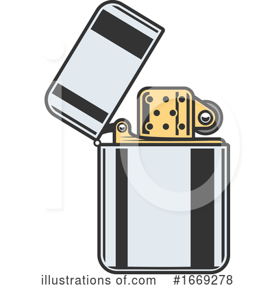 Royalty-Free (RF) Lighter Clipart Illustration by Vector Tradition SM - Stock Sample #1669278
