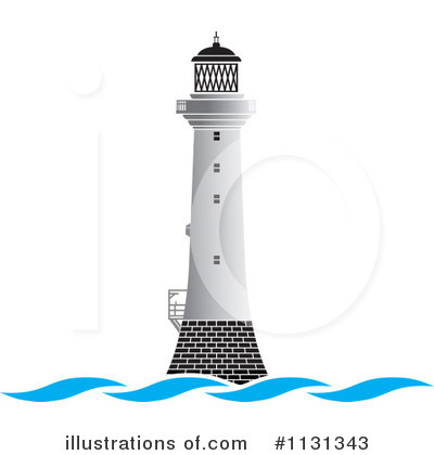Lighthouse Clipart #1131343 by Lal Perera