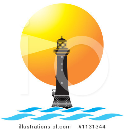Lighthouse Clipart #1131344 by Lal Perera