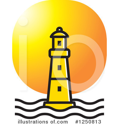 Royalty-Free (RF) Lighthouse Clipart Illustration by Lal Perera - Stock Sample #1250813