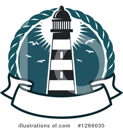 Royalty-Free (RF) Lighthouse Clipart Illustration by Vector Tradition SM - Stock Sample #1266035