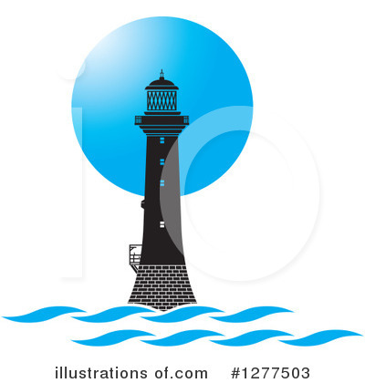 Royalty-Free (RF) Lighthouse Clipart Illustration by Lal Perera - Stock Sample #1277503