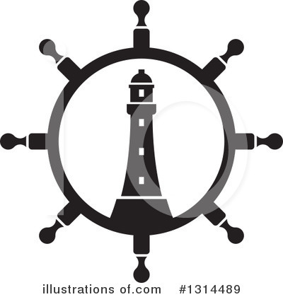 Royalty-Free (RF) Lighthouse Clipart Illustration by Lal Perera - Stock Sample #1314489