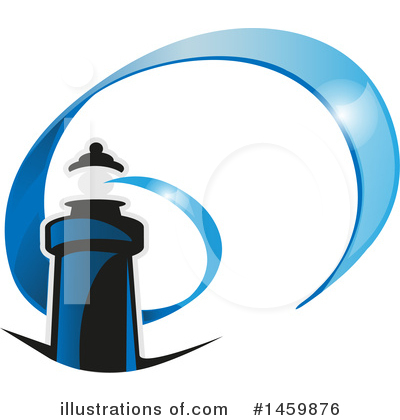 Royalty-Free (RF) Lighthouse Clipart Illustration by Domenico Condello - Stock Sample #1459876