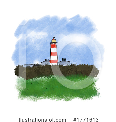 Royalty-Free (RF) Lighthouse Clipart Illustration by KJ Pargeter - Stock Sample #1771613