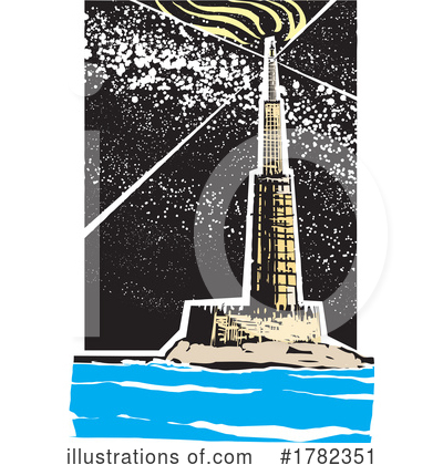 Royalty-Free (RF) Lighthouse Clipart Illustration by xunantunich - Stock Sample #1782351