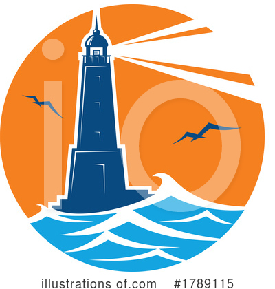 Royalty-Free (RF) Lighthouse Clipart Illustration by Vector Tradition SM - Stock Sample #1789115