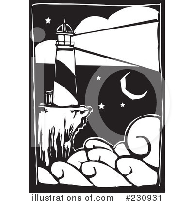 Royalty-Free (RF) Lighthouse Clipart Illustration by xunantunich - Stock Sample #230931