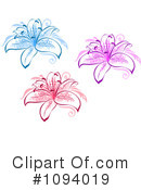 Lilies Clipart #1094019 by Vector Tradition SM