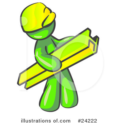 Royalty-Free (RF) Lime Green Collection Clipart Illustration by Leo Blanchette - Stock Sample #24222