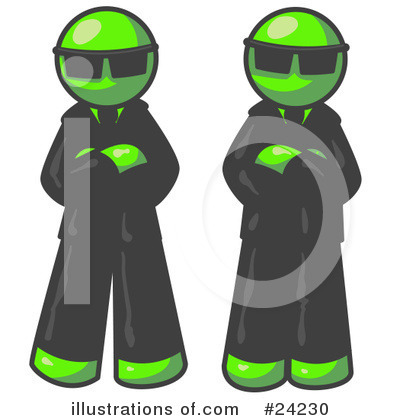 Royalty-Free (RF) Lime Green Collection Clipart Illustration by Leo Blanchette - Stock Sample #24230