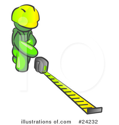 Tape Measure Clipart #24232 by Leo Blanchette