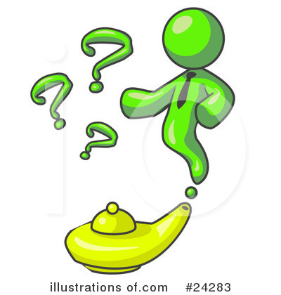 Royalty-Free (RF) Lime Green Collection Clipart Illustration by Leo Blanchette - Stock Sample #24283