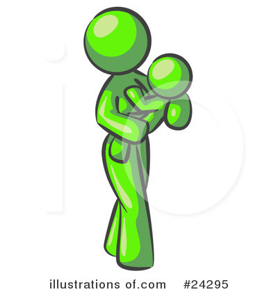 Royalty-Free (RF) Lime Green Collection Clipart Illustration by Leo Blanchette - Stock Sample #24295