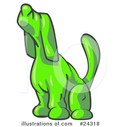 Royalty-Free (RF) Lime Green Collection Clipart Illustration by Leo Blanchette - Stock Sample #24318