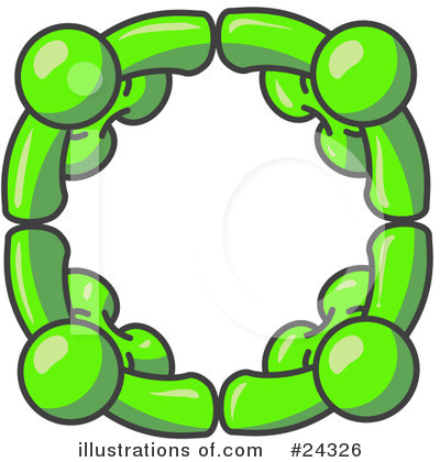 Royalty-Free (RF) Lime Green Collection Clipart Illustration by Leo Blanchette - Stock Sample #24326