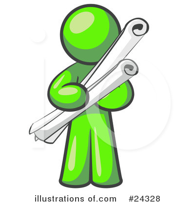 Royalty-Free (RF) Lime Green Collection Clipart Illustration by Leo Blanchette - Stock Sample #24328