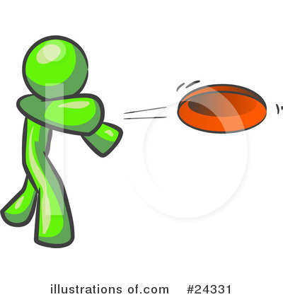 Frisbee Clipart #24331 by Leo Blanchette