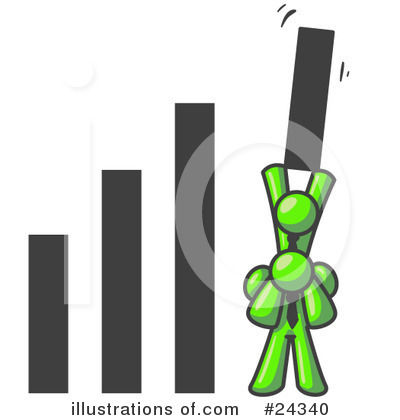 Royalty-Free (RF) Lime Green Collection Clipart Illustration by Leo Blanchette - Stock Sample #24340