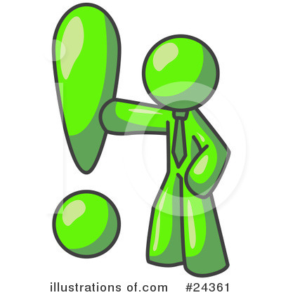 Lime Green Collection Clipart #24361 by Leo Blanchette