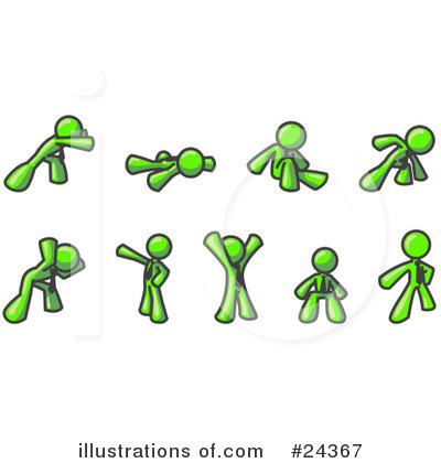 Lime Green Collection Clipart #24367 by Leo Blanchette