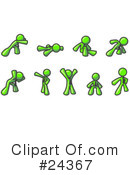 Lime Green Collection Clipart #24367 by Leo Blanchette