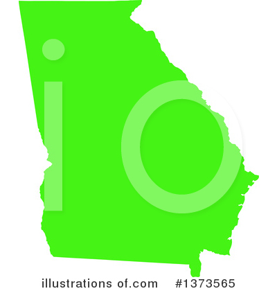 Lime Green State Clipart #1373565 by Jamers