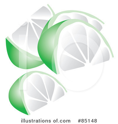 Royalty-Free (RF) Limes Clipart Illustration by Arena Creative - Stock Sample #85148