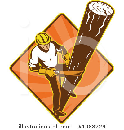 Royalty-Free (RF) Lineman Clipart Illustration by patrimonio - Stock Sample #1083226