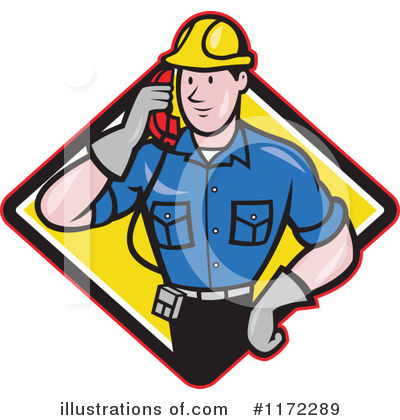 Telephone Repair Clipart #1172289 by patrimonio