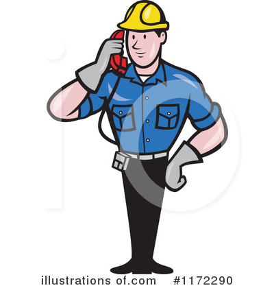 Telephone Repair Clipart #1172290 by patrimonio