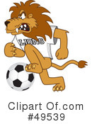 Lion Character Clipart #49539 by Mascot Junction