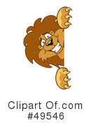 Lion Character Clipart #49546 by Mascot Junction
