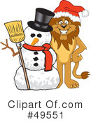 Lion Character Clipart #49551 by Mascot Junction