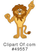 Lion Character Clipart #49557 by Mascot Junction