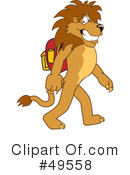 Lion Character Clipart #49558 by Mascot Junction
