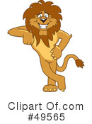 Lion Character Clipart #49565 by Mascot Junction