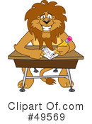 Lion Character Clipart #49569 by Mascot Junction