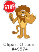 Lion Character Clipart #49574 by Mascot Junction