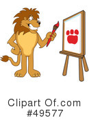 Lion Character Clipart #49577 by Mascot Junction