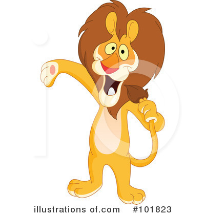 Royalty-Free (RF) Lion Clipart Illustration by yayayoyo - Stock Sample #101823