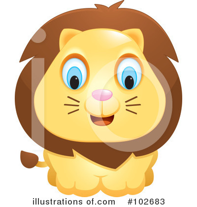 Royalty-Free (RF) Lion Clipart Illustration by Cory Thoman - Stock Sample #102683