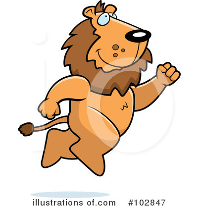 Royalty-Free (RF) Lion Clipart Illustration by Cory Thoman - Stock Sample #102847