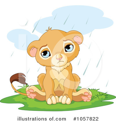 Royalty-Free (RF) Lion Clipart Illustration by Pushkin - Stock Sample #1057822